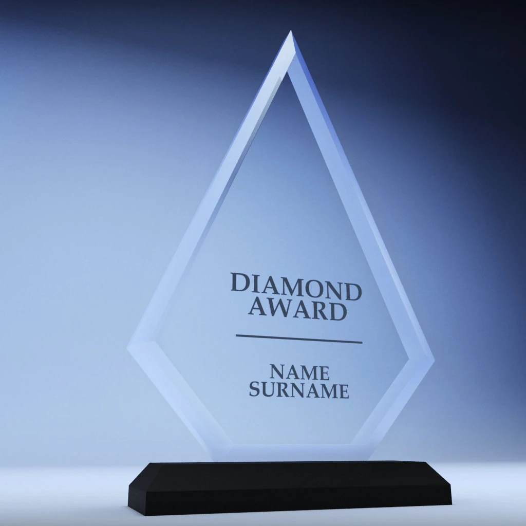 trophy award cup 02 low poly 3D Model .c4d .max .obj .3ds .fbx .stl .blend 
