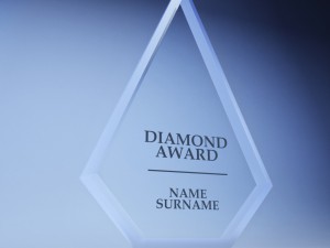 trophy award cup 02 low poly Model 3D