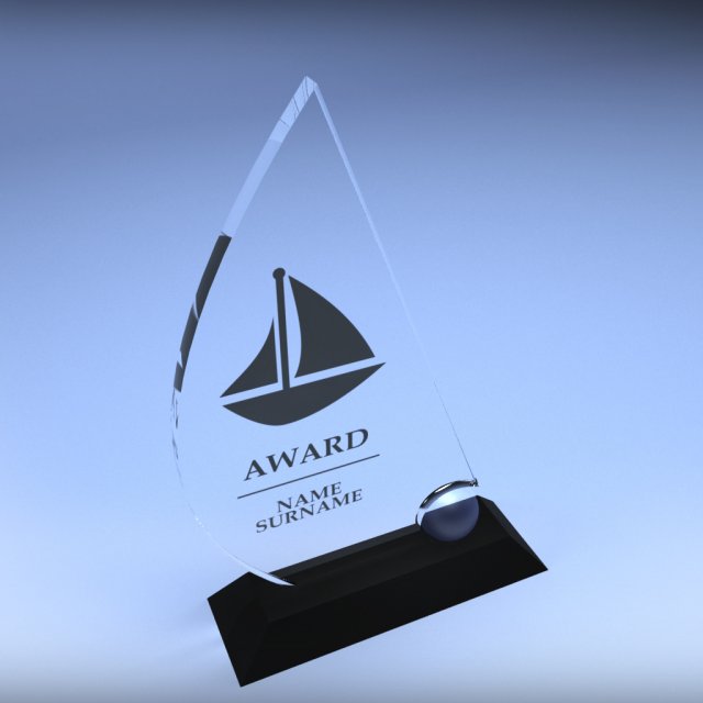 trophy award cup low poly 06 Modelo 3D .c4d .max .obj .3ds .fbx .stl .blend 
