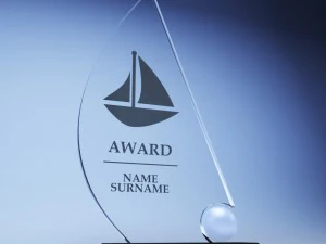 trophy award cup low poly 06 3D Model
