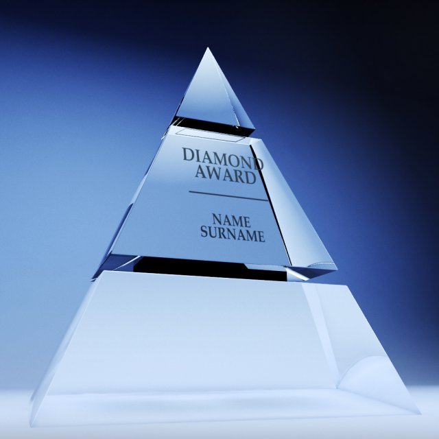 trophy award cup low poly 08 Modelo 3D .c4d .max .obj .3ds .fbx .stl .blend 