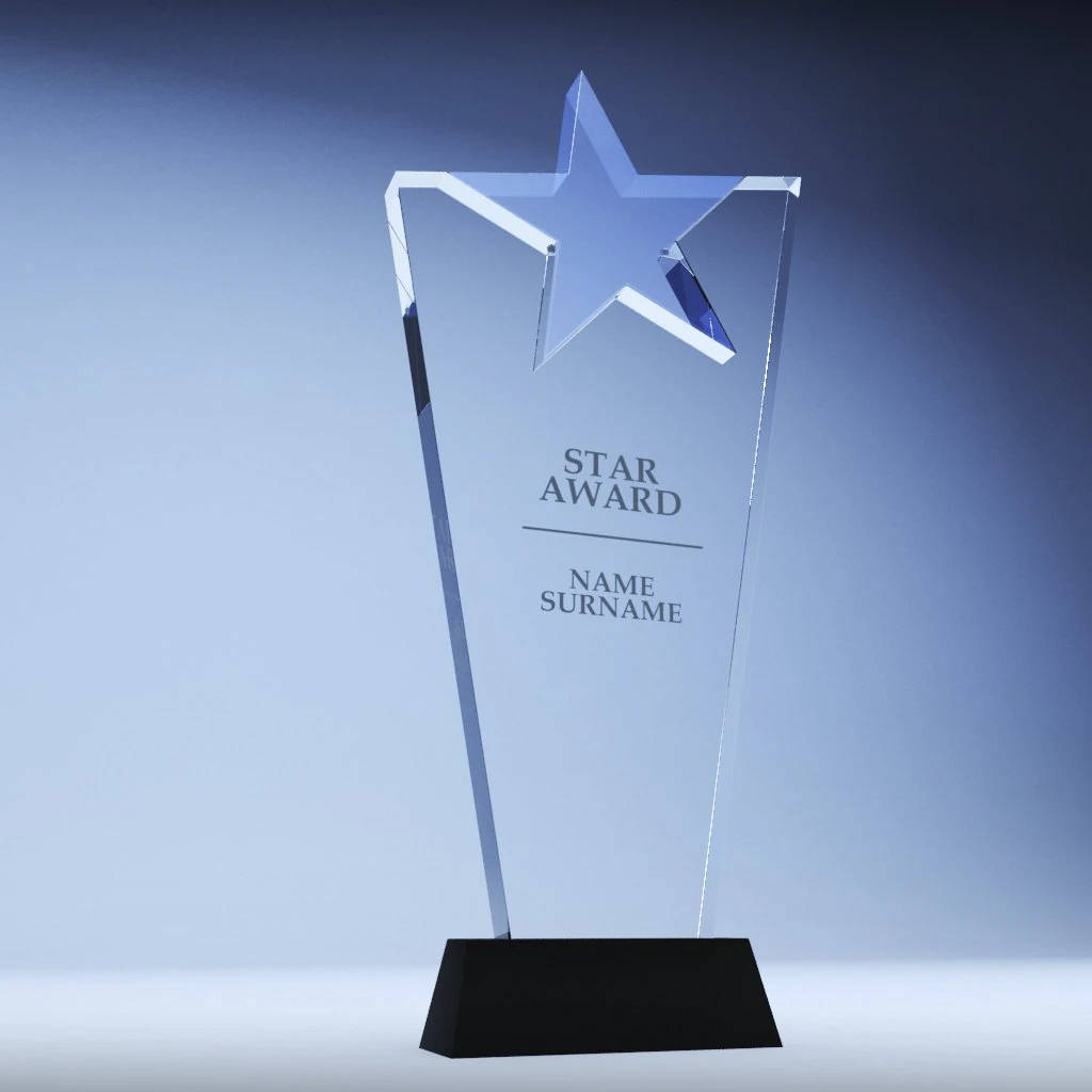 trophy award cup low poly 09 3D Model .c4d .max .obj .3ds .fbx .stl .blend