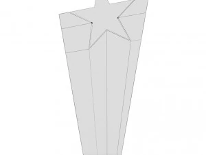 trophy award cup low poly 09 3D Model