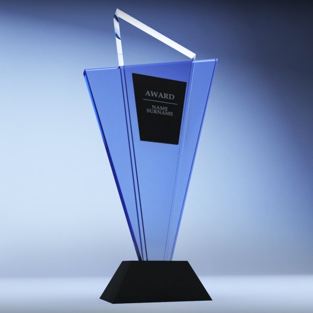 trophy award cup low poly 12 3D Model .c4d .max .obj .3ds .fbx .stl .blend 