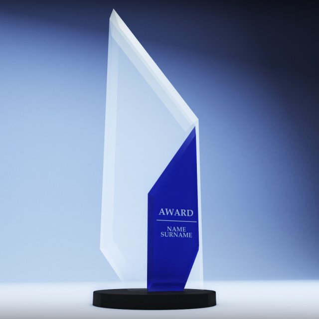 trophy award cup low poly 13 Model 3D .c4d .max .obj .3ds .fbx .stl .blend 