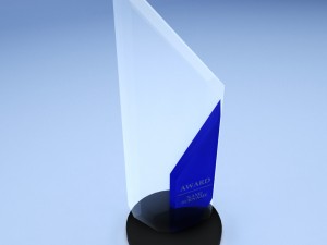 trophy award cup low poly 13 Model 3D