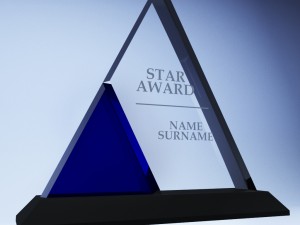 trophy award cup low poly 07 Model 3D