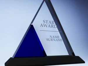 트로피 수상 컵 로우 폴리 07 3D 모델