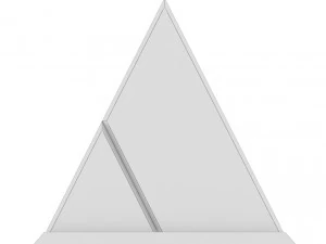 trophy award cup low poly 07 3D Model