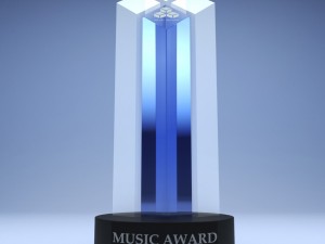 trophy award cup low poly pack 3D Модель