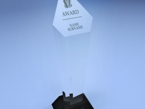 trophy award cup low poly pack 3D Модель