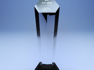 trophy award cup low poly pack 3D Модель