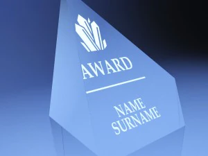 confezione in poli basso con coppa premio trofeo Modello 3D