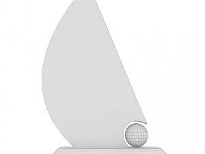trophy award cup low poly pack 3D Модель