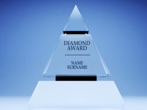 confezione in poli basso con coppa premio trofeo Modello 3D