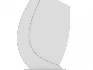 confezione in poli basso con coppa premio trofeo Modello 3D