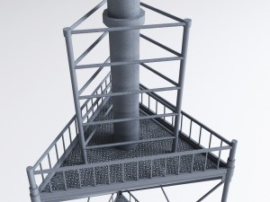 scaffolding radio tower power 3D Model