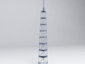 scaffolding radio tower power 3D Model