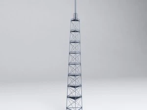 scaffolding radio tower power 3D Model