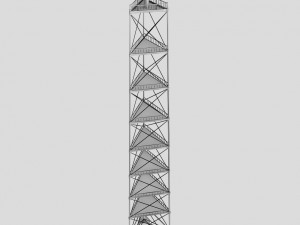 scaffolding radio tower power 3D Model