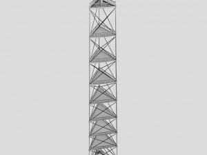 scaffolding radio tower power 3D Model