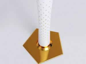 torcia dei giochi olimpici di pyeongchang 2018 low poly Modello 3D