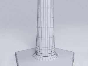 torcia dei giochi olimpici di pyeongchang 2018 low poly Modello 3D