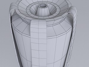 pyeongchang 2018 olympic games torch low poly Modelo 3D