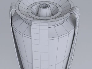 torcia dei giochi olimpici di pyeongchang 2018 low poly Modello 3D