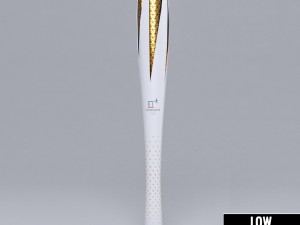 pyeongchang 2018 olympic games torch low poly Modelo 3D