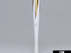 torcia dei giochi olimpici di pyeongchang 2018 low poly Modello 3D