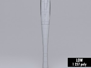pyeongchang 2018 olympic games torch low poly Modelo 3D