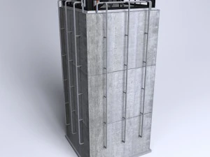 ロケット発射台 3Dモデル