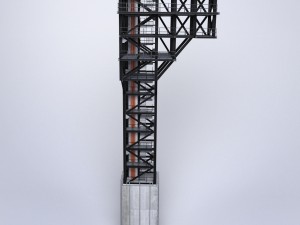 rocket launch platform Modelo 3D