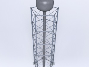 scaffolding radio tower power small Modelo 3D