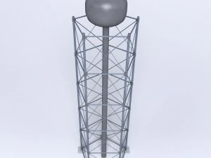 scaffolding radio tower power small 3D Model