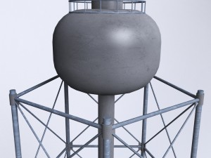 scaffolding radio tower power small Modelo 3D