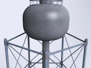 scaffolding radio tower power small 3D Model