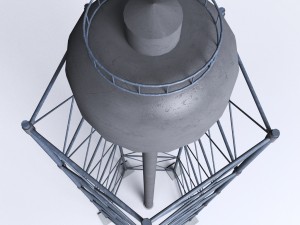 scaffolding radio tower power small Modelo 3D