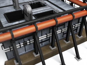 rocket mobile launch platform 3D Модель