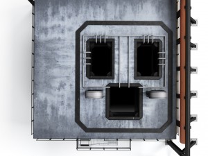 rocket mobile launch platform 3D Модель