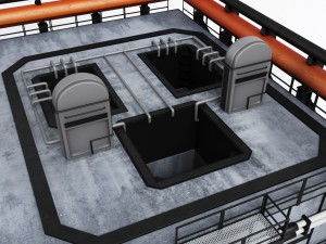 rocket mobile launch platform 3D Модель