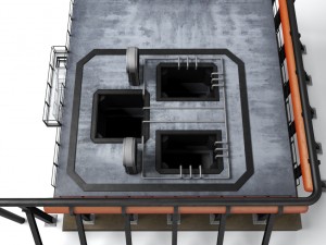 rocket mobile launch platform 3D Модель