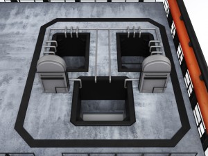 rocket mobile launch platform 3D Модель