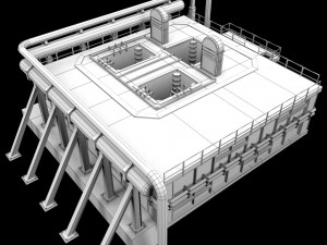 rocket mobile launch platform 3D Модель