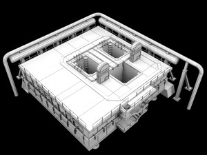 rocket mobile launch platform 3D Модель