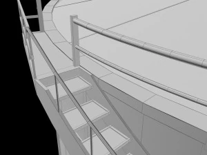 industrial oil tank cylinder 3D Model