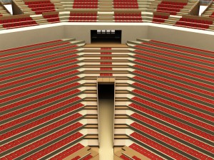 sumo arena grand hall dojo Modelo 3D
