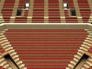 sumo arena grand hall dojo Modelo 3D