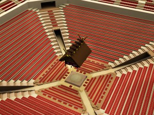 sumo arena grand hall dojo Modelo 3D
